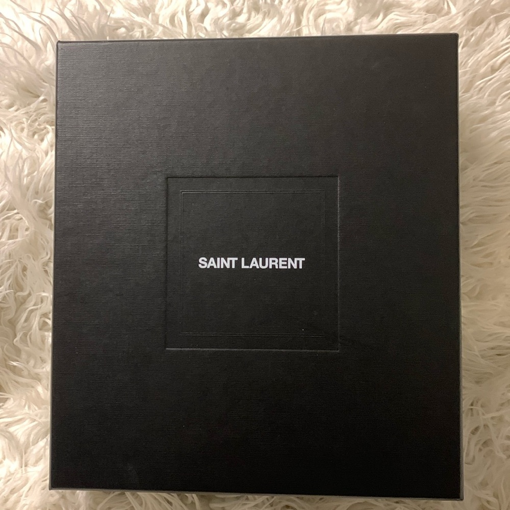 Saint Laurent shoe or gift box.